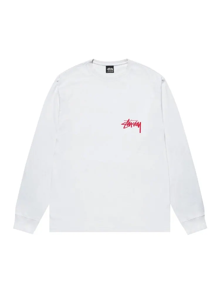 Лонгслив Stussy Beat Crazy 'White'