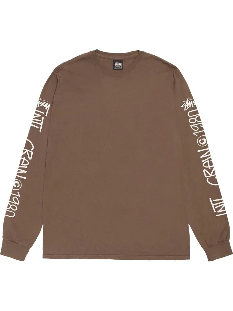 Лонгслив Stussy International Crew 'Brown'
