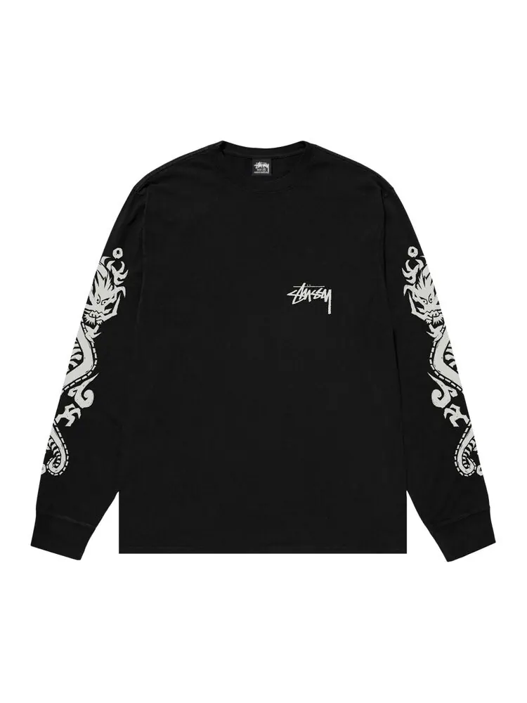 Футболка Stussy Dragons Long-Sleeve Tee