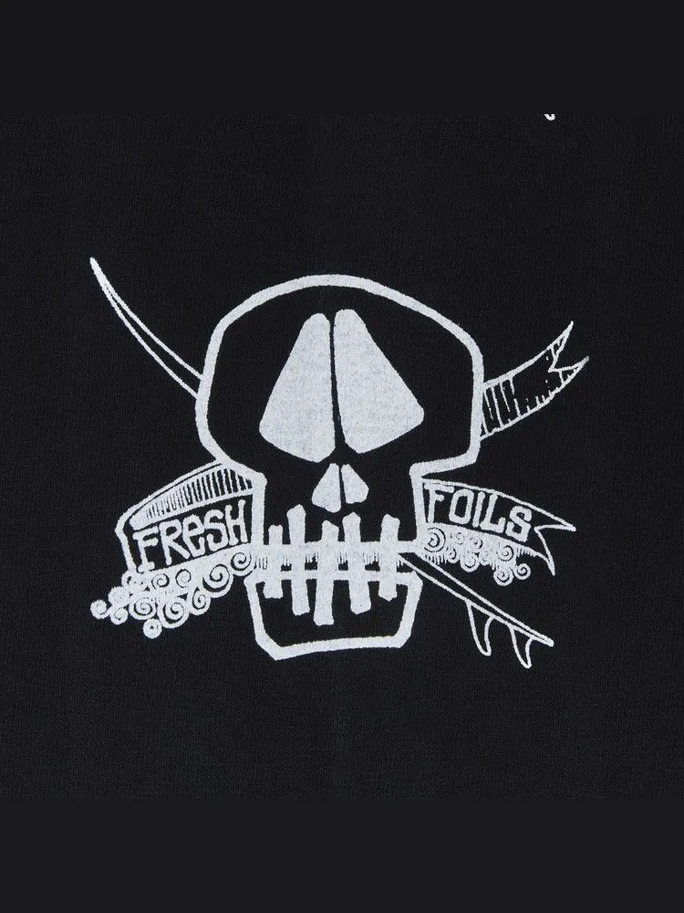 Футболка Stussy Pigment Dyed Foils Long-Sleeve Tee — изображение 3 из 3, черный