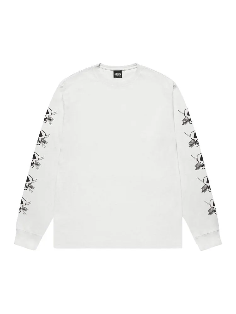 Футболка Stussy Pigment Dyed Foils Long-Sleeve Tee Natural