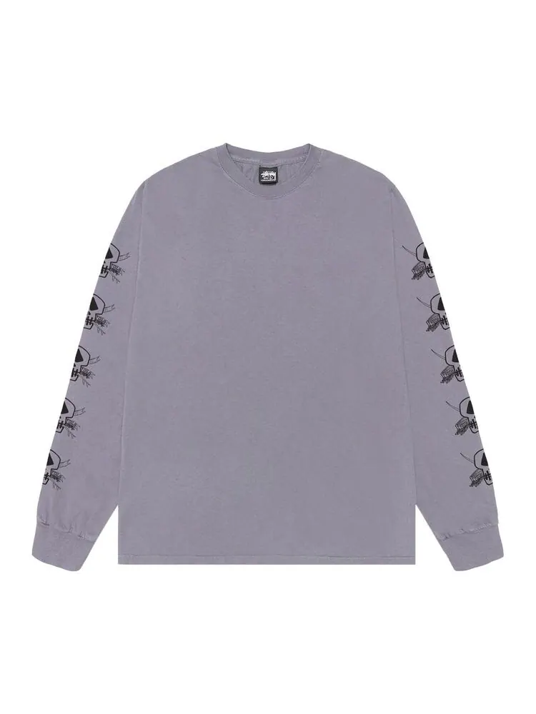 Футболка Stussy Pigment Dyed Foils Long-Sleeve Tee Shark