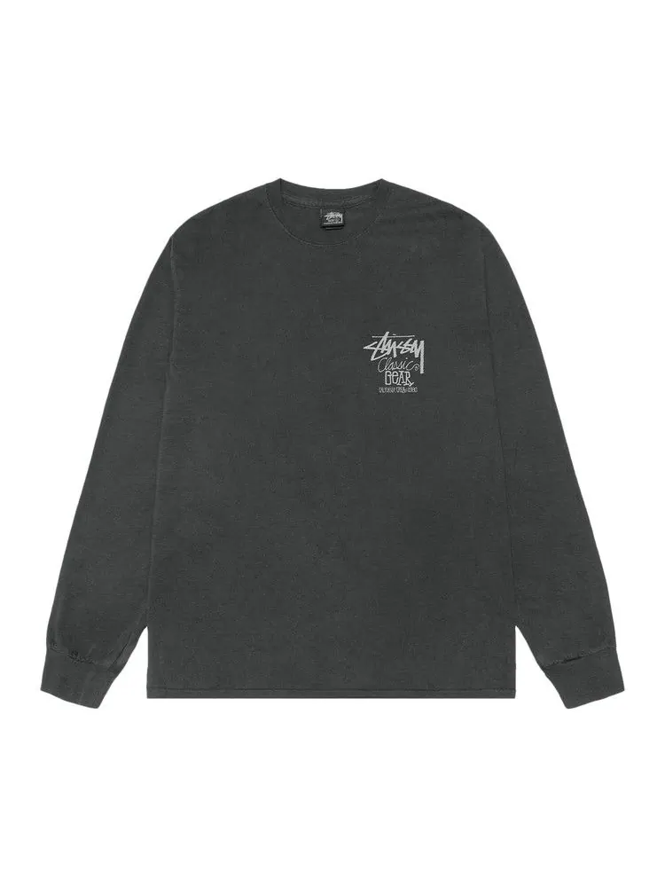 Футболка Stussy Classic Gear Long-Sleeve Tee Pigment Dyed