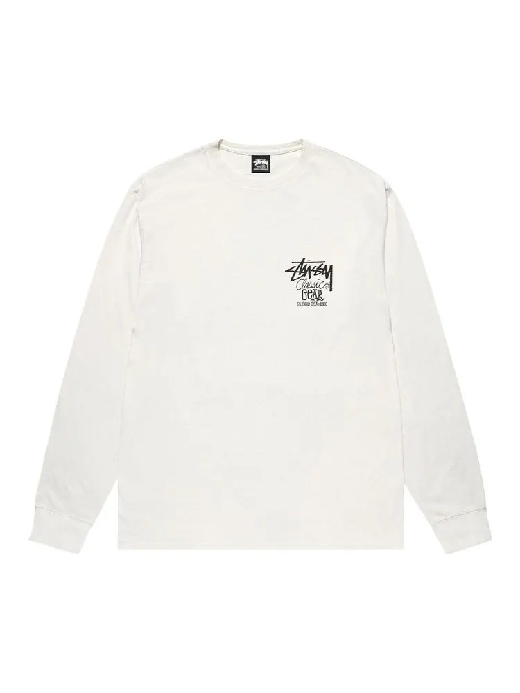 Футболка Stussy Classic Gear Long-Sleeve Tee Pigment Dyed