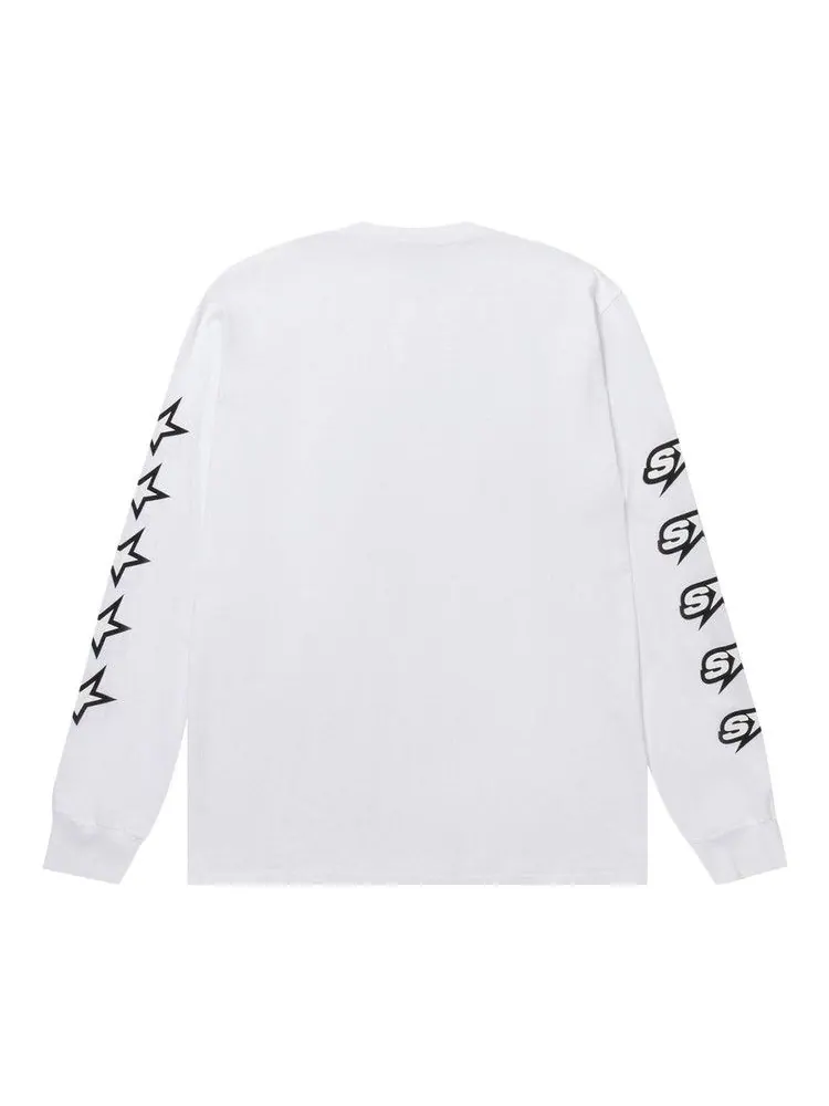Футболка Stussy Speedway Long-Sleeve Tee — изображение 2 из 2, белый