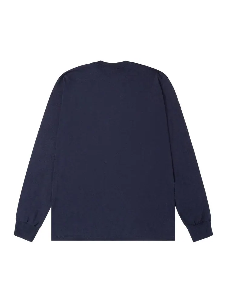 Футболка Stussy Mirror Long-Sleeve Tee — изображение 2 из 2, темно-синий