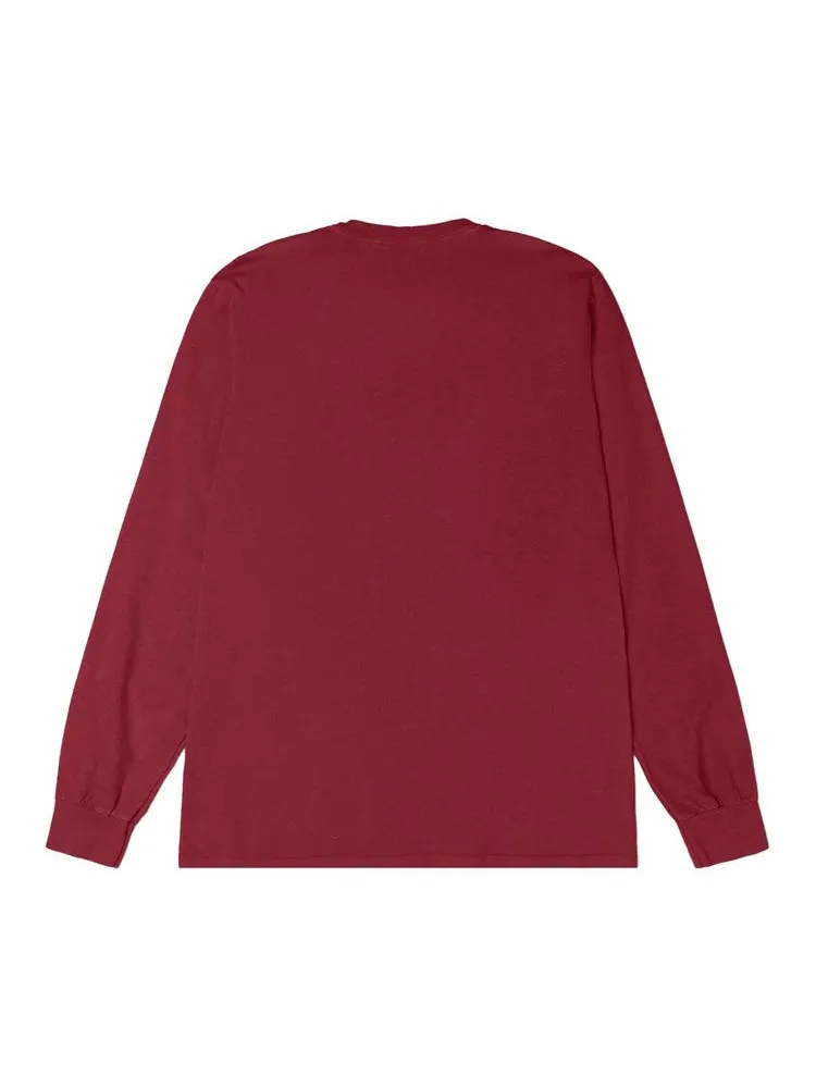 Футболка Stussy Mirror Long-Sleeve Tee — изображение 2 из 2, красный