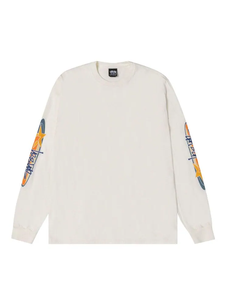 Футболка Stussy Two Star Long-Sleeve Tee Pigment Dyed