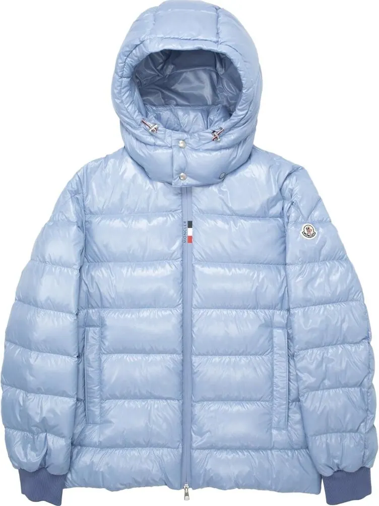 Пуховик Moncler Cuvellier Shiny Puffer Jacket 'Blue'