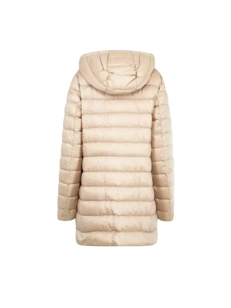 Короткая парка Moncler Jasmin — изображение 2 из 2, бежевый