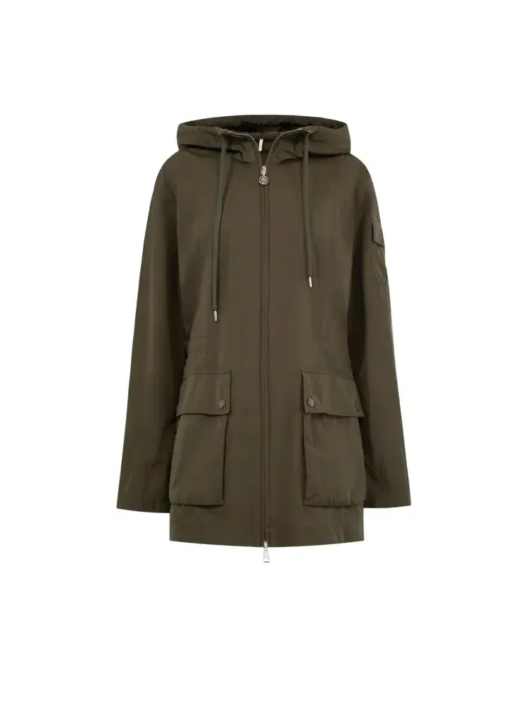 Короткая парка Moncler Leandro 'Green'