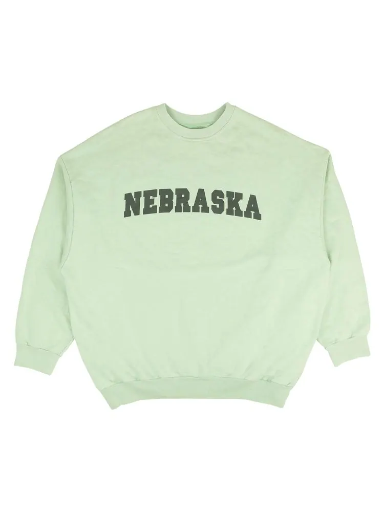 Толстовка Raf Simons Nebraska Crewneck Sweatshirt Green — зеленый