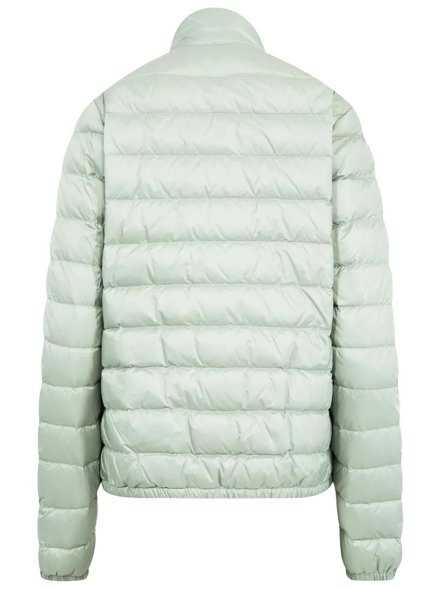 Куртка Moncler Lans с застежкой-молнией и воротником-стойкой, серая — изображение 2 из 2, серый