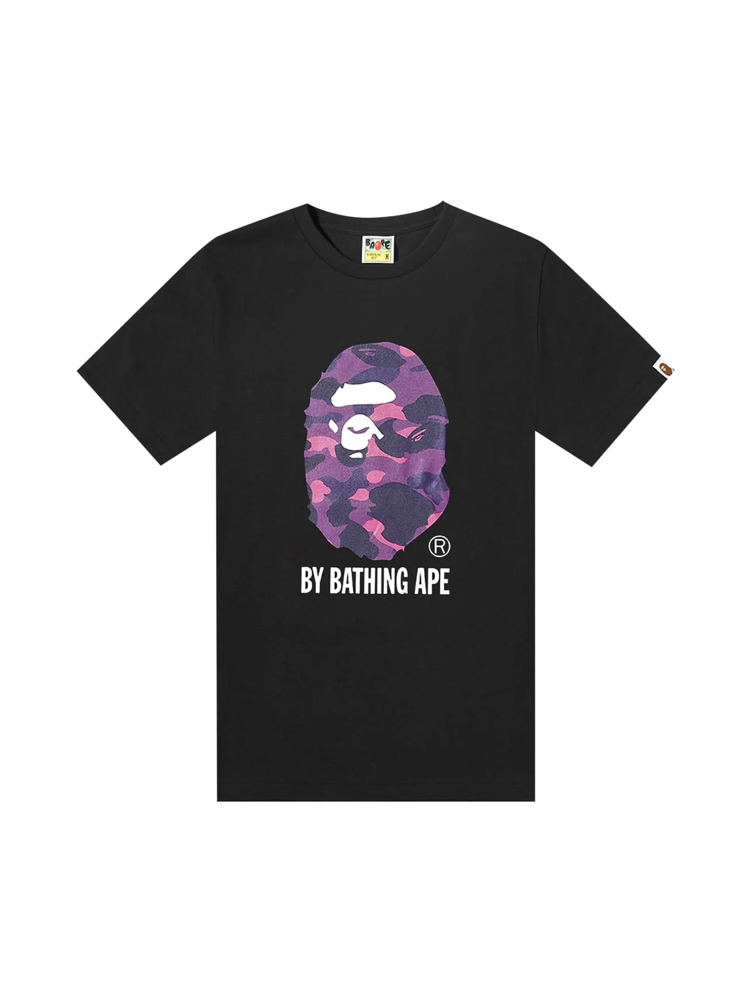 Футболка Bape Color Camo By Bathing — изображение 1 из 1, черный/фиолетовый