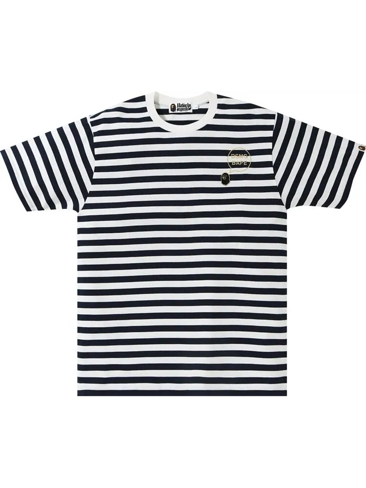 Футболка BAPE x DSM Ginza Hoop Tee 'Navy' — изображение 1 из 1, синий