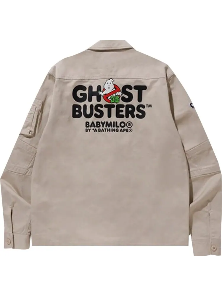 Рубашка BAPE x Ghostbusters Baby Milo Shirt 'Beige' — изображение 2 из 2, загар
