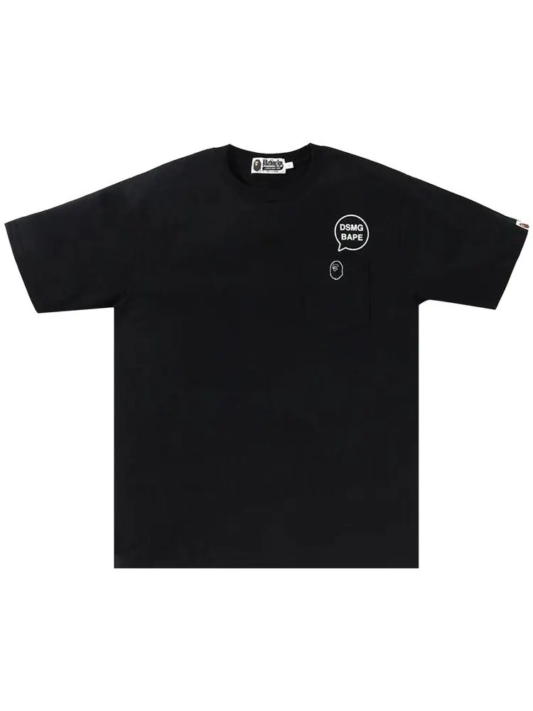Футболка BAPE x DMSG Pocket Tee — изображение 1 из 1, черный