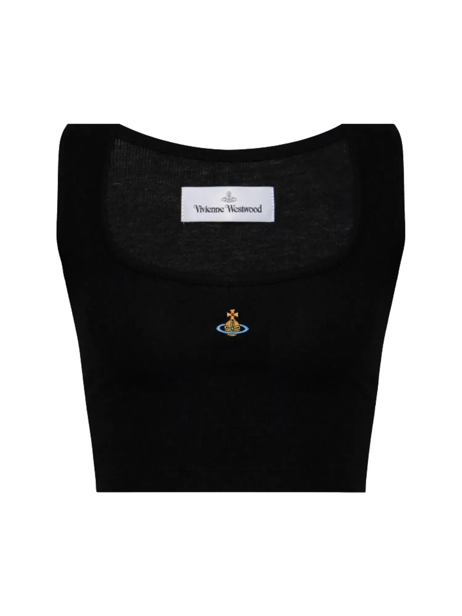 Укороченный ребристый жилет Vivienne Westwood