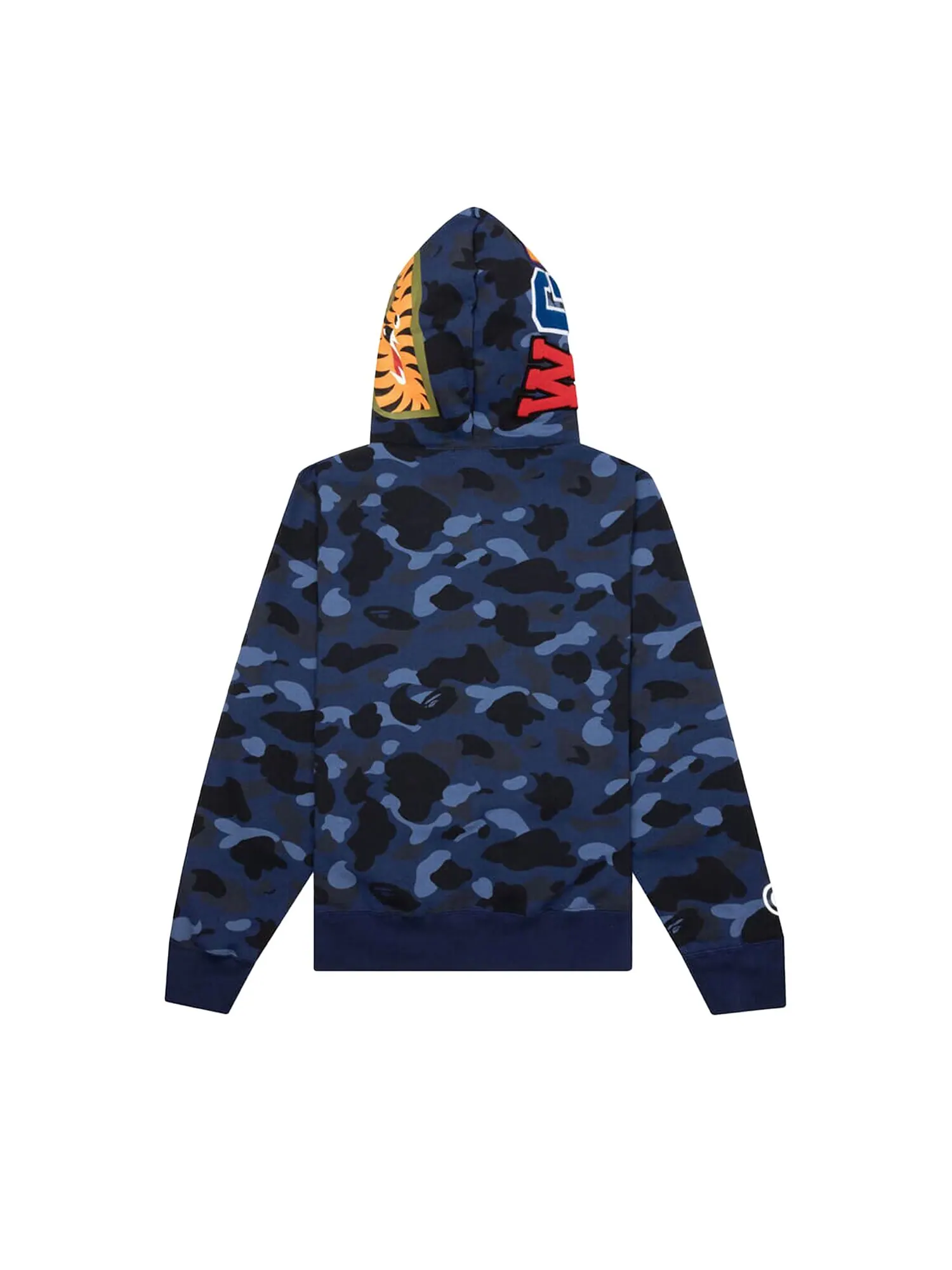 Толстовка на молнии с камуфляжным принтом BAPE — изображение 2 из 2, синий