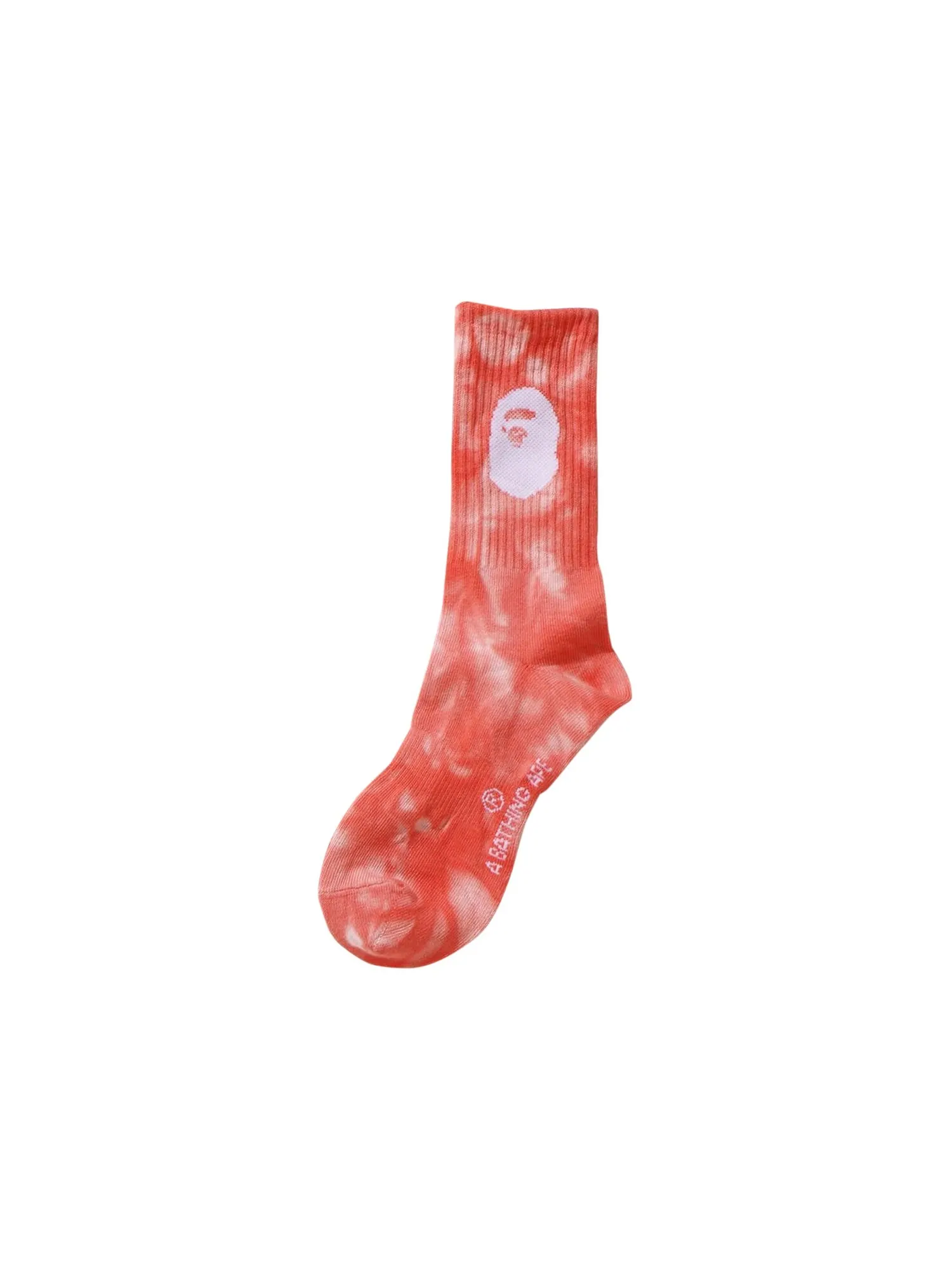 BAPE Носки Ape Head Tie Dye — изображение 1 из 1, красные