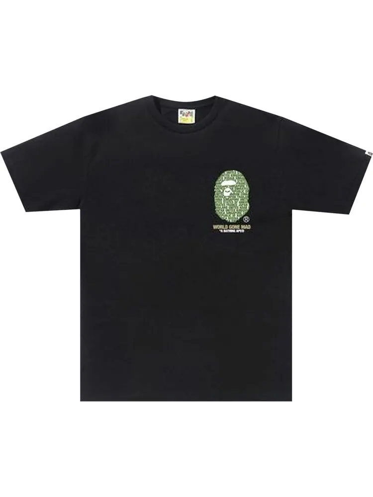Футболка BAPE City Tee Tokyo Big Ape Head 'Black' — изображение 1 из 2, черный