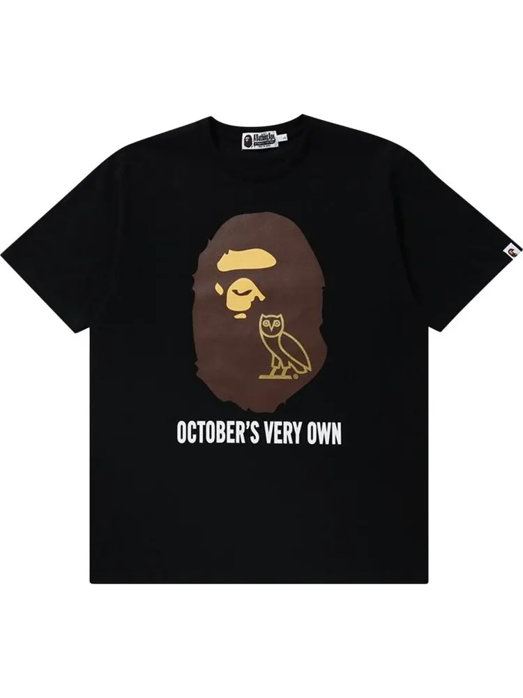 Футболка BAPE x OVO Tee 'Black' — изображение 1 из 2, черный