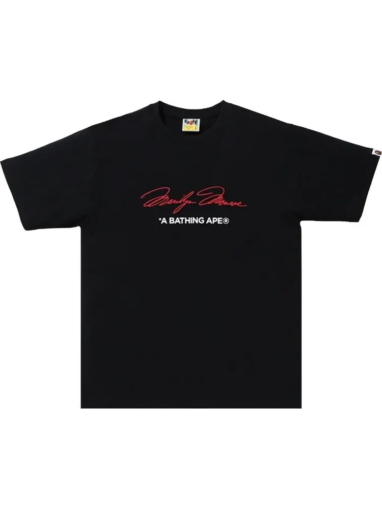 Футболка BAPE x Marilyn Monroe Tee #2 'Black' — изображение 1 из 1, черный