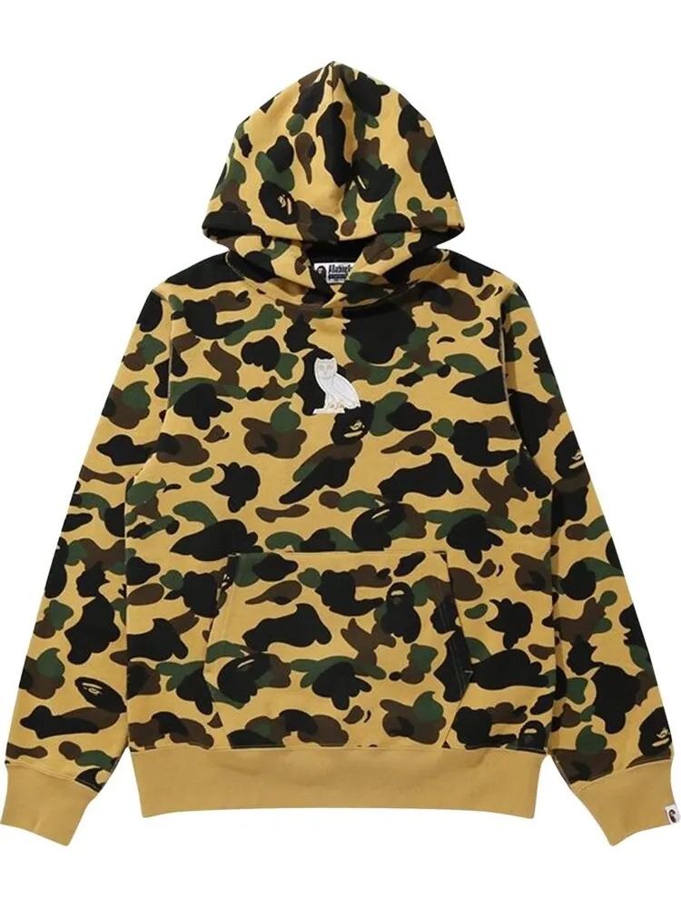 Худи BAPE x OVO 1st Camo Pullover Hoodie 'Yellow' — изображение 1 из 1, желтый