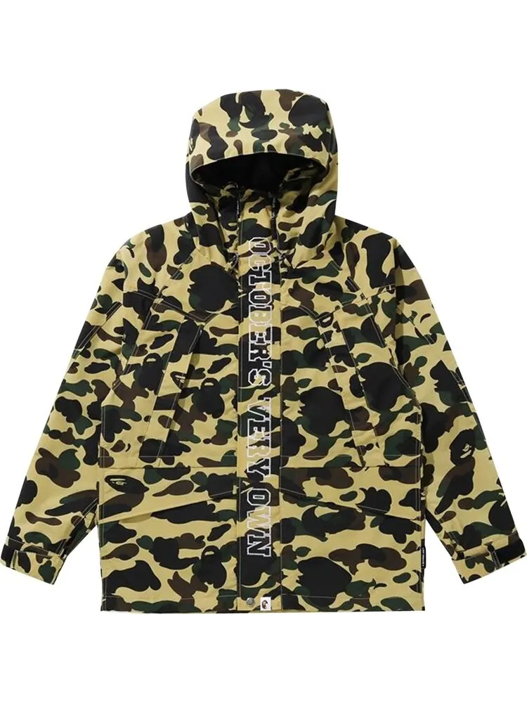 Куртка BAPE x OVO 1st Camo Snow Board Jacket 'Yellow' — изображение 1 из 2, желтый
