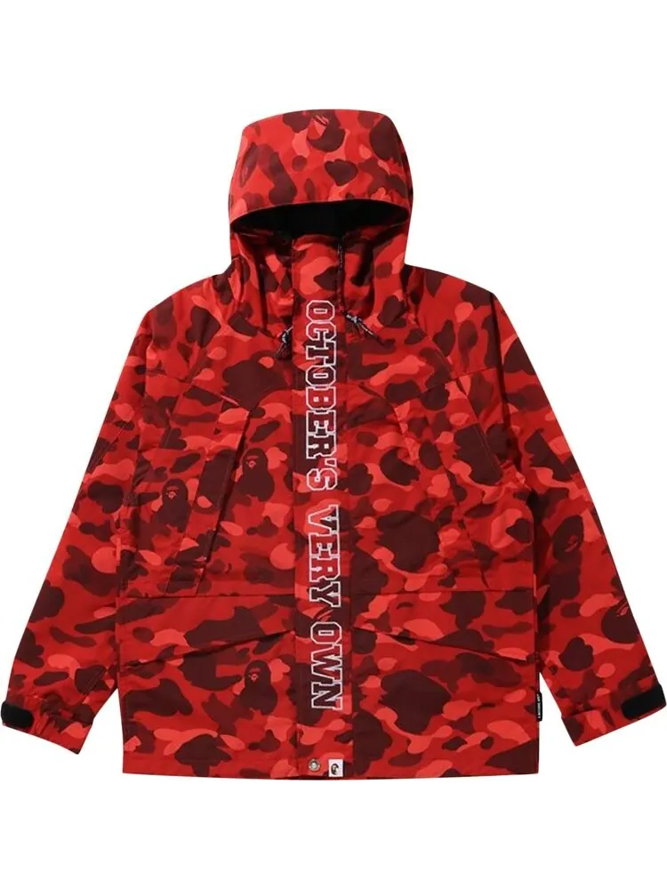 Куртка BAPE x OVO Color Camo Jacket 'Red' — изображение 1 из 2, красный