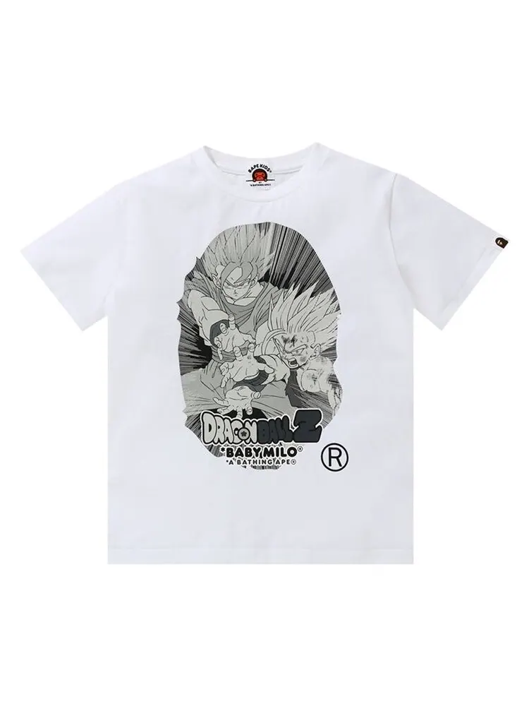 Футболка BAPE x Dragon Ball Z Big Ape Head Tee 'White' — изображение 1 из 1, белый