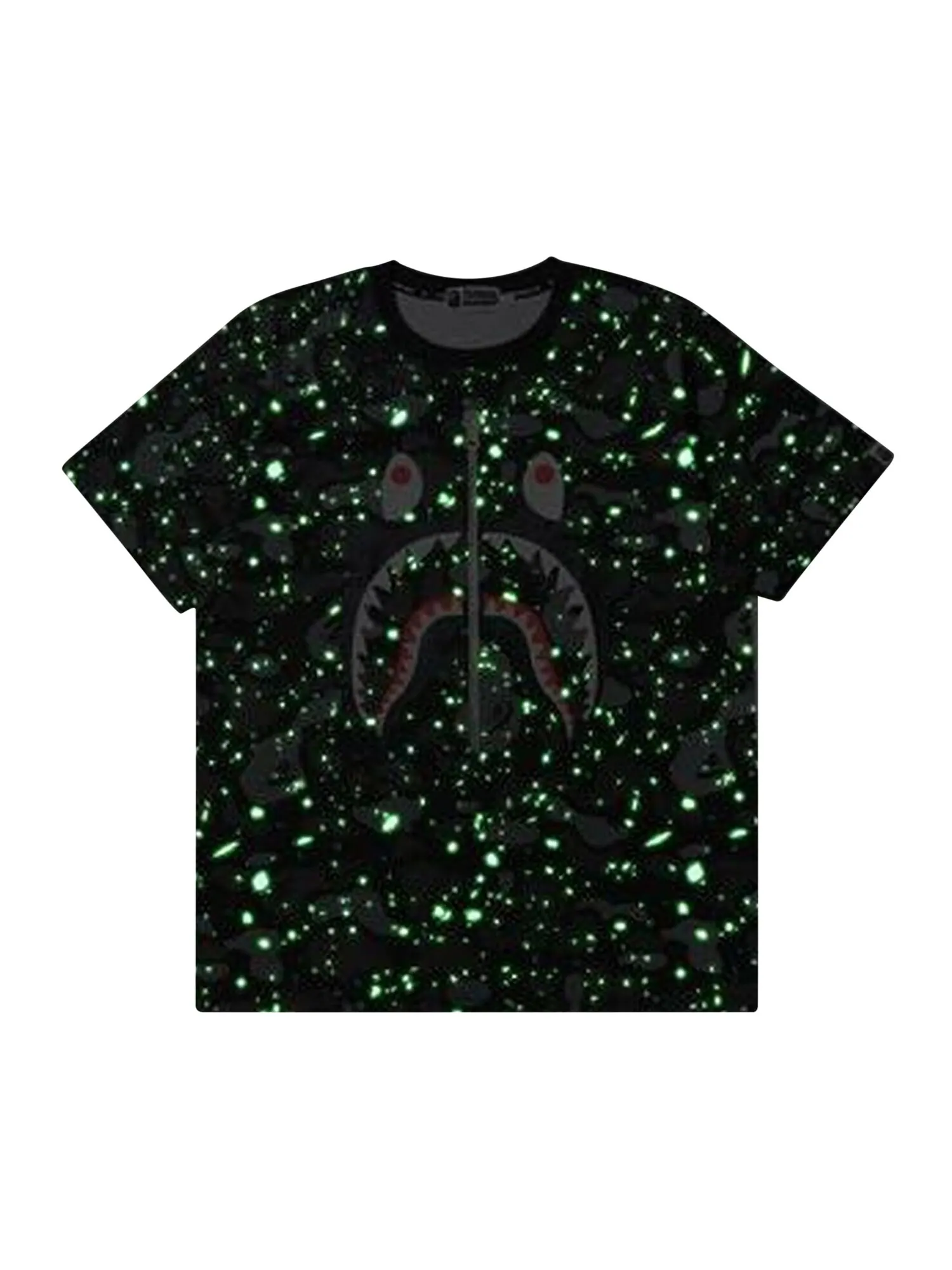 Футболка BAPE Space Camo Shark — изображение 2 из 2, черный