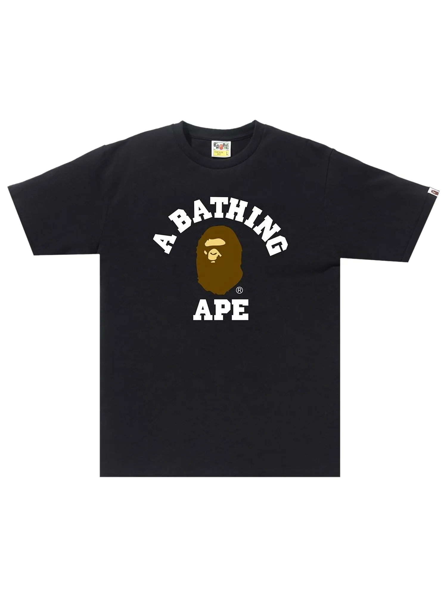 Футболка BAPE Silicon College One Point — изображение 1 из 1, черный