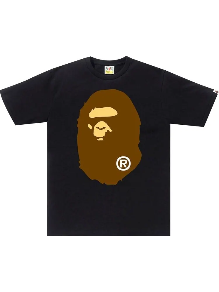 Футболка BAPE Big Ape Head Tee 'Black' — изображение 1 из 1, черный