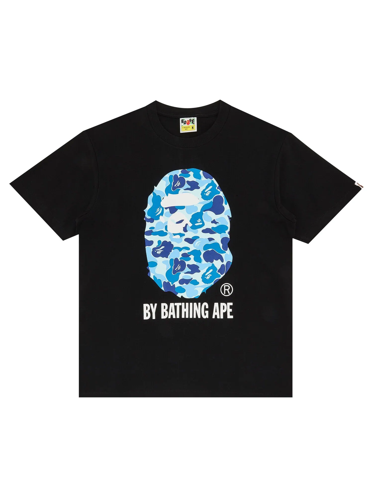 Футболка BAPE ABC Camo By Bathing Ape — изображение 1 из 3, черный/синий