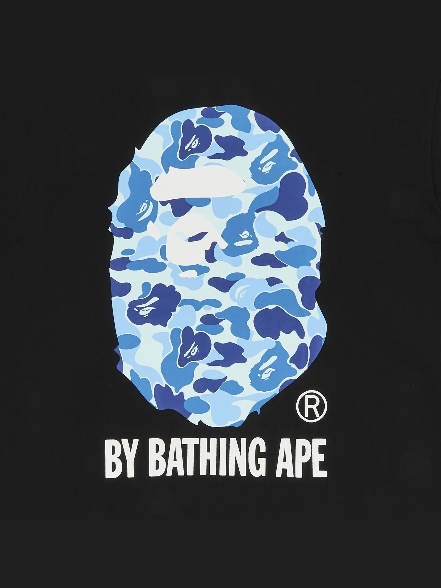 Футболка BAPE ABC Camo By Bathing Ape — изображение 3 из 3, черный/синий