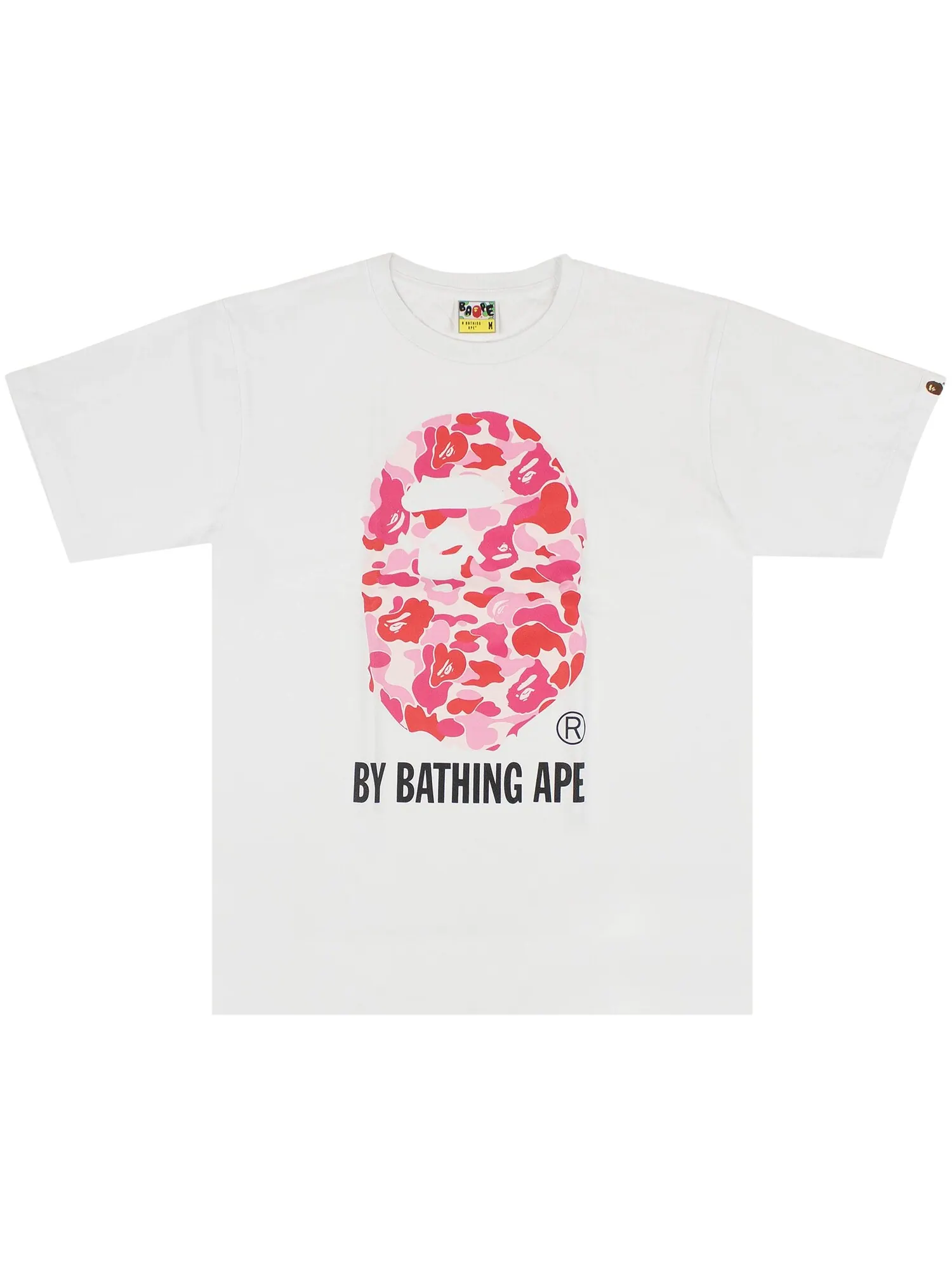 Футболка Bape Color Camo Белый/Розовый — изображение 1 из 3