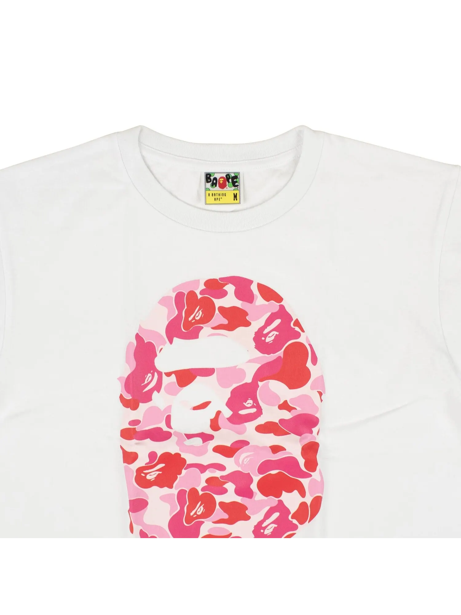 Футболка Bape Color Camo Белый/Розовый — изображение 3 из 3