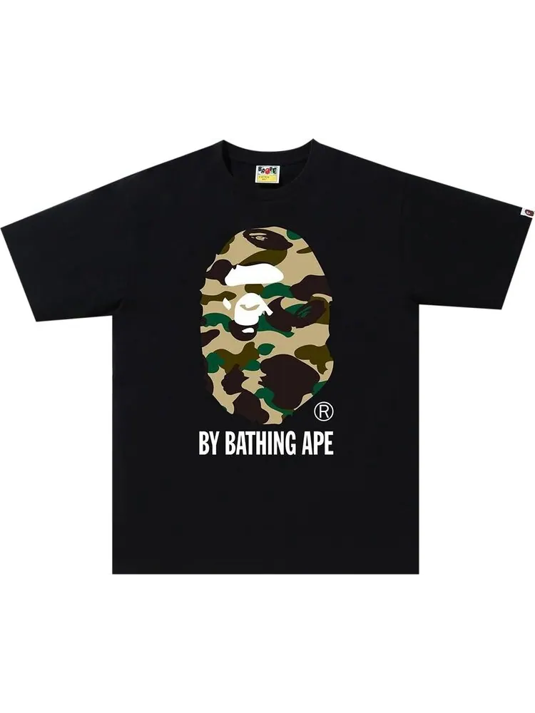 Футболка BAPE 1st Camo By Bathing Ape Tee 'Black/Yellow' — изображение 1 из 1, черный