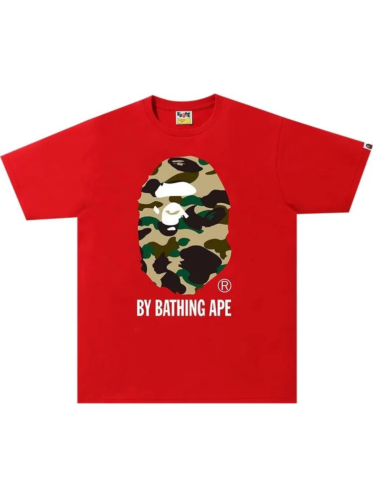 Футболка BAPE 1st Camo By Bathing Ape Tee 'Red/Yellow' — изображение 1 из 1, красный