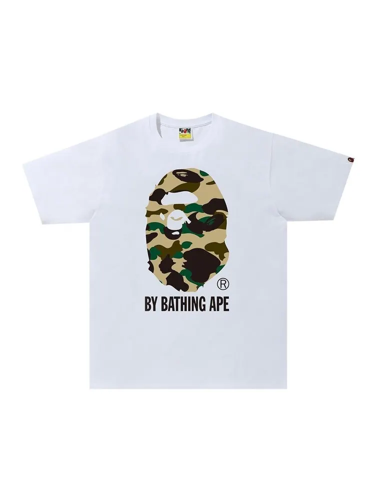 Футболка BAPE 1st Camo By Bathing Ape Tee 'White/Yellow' — изображение 1 из 1, белый