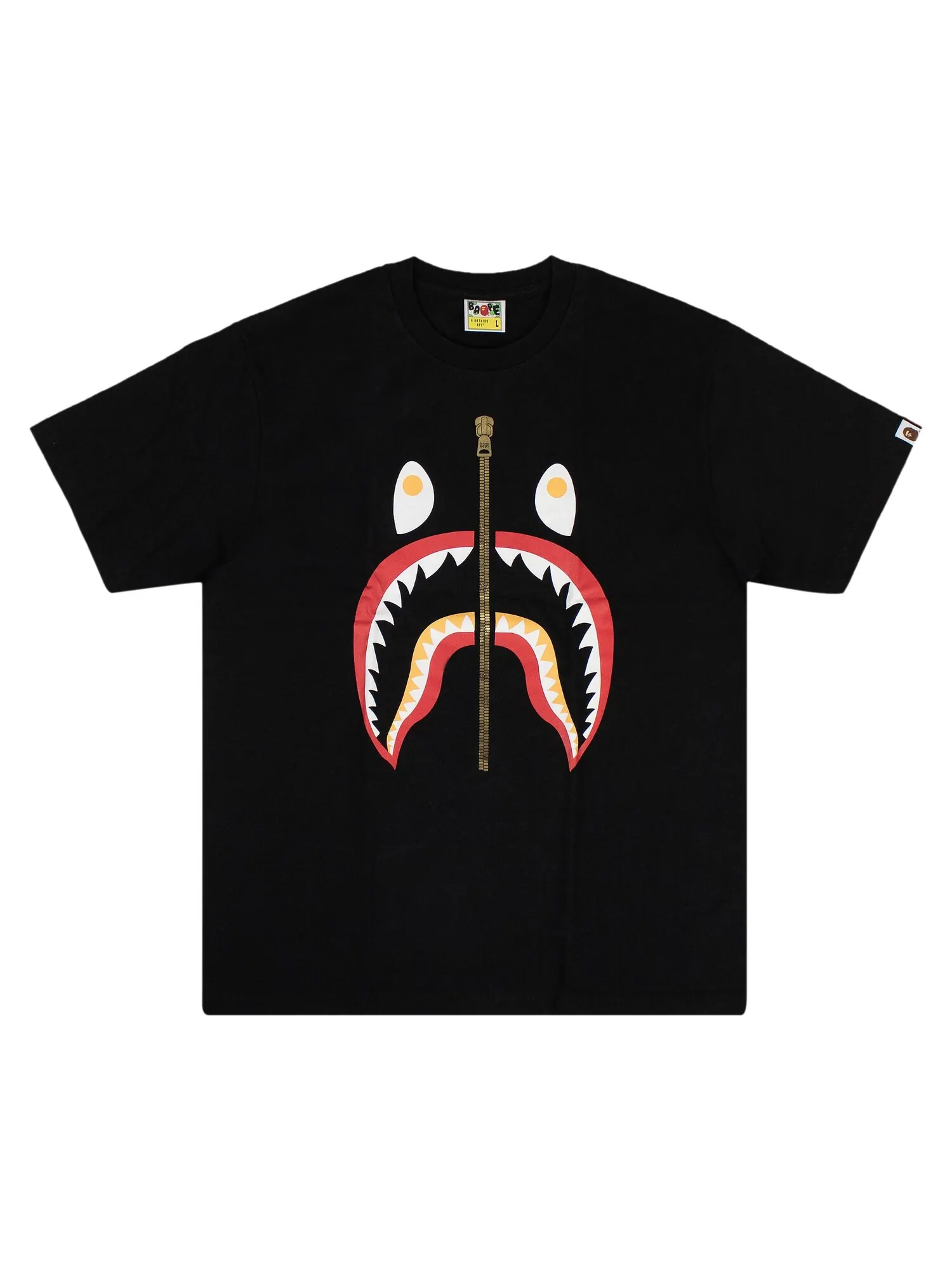 Футболка BAPE Colors Shark — изображение 1 из 3, черный