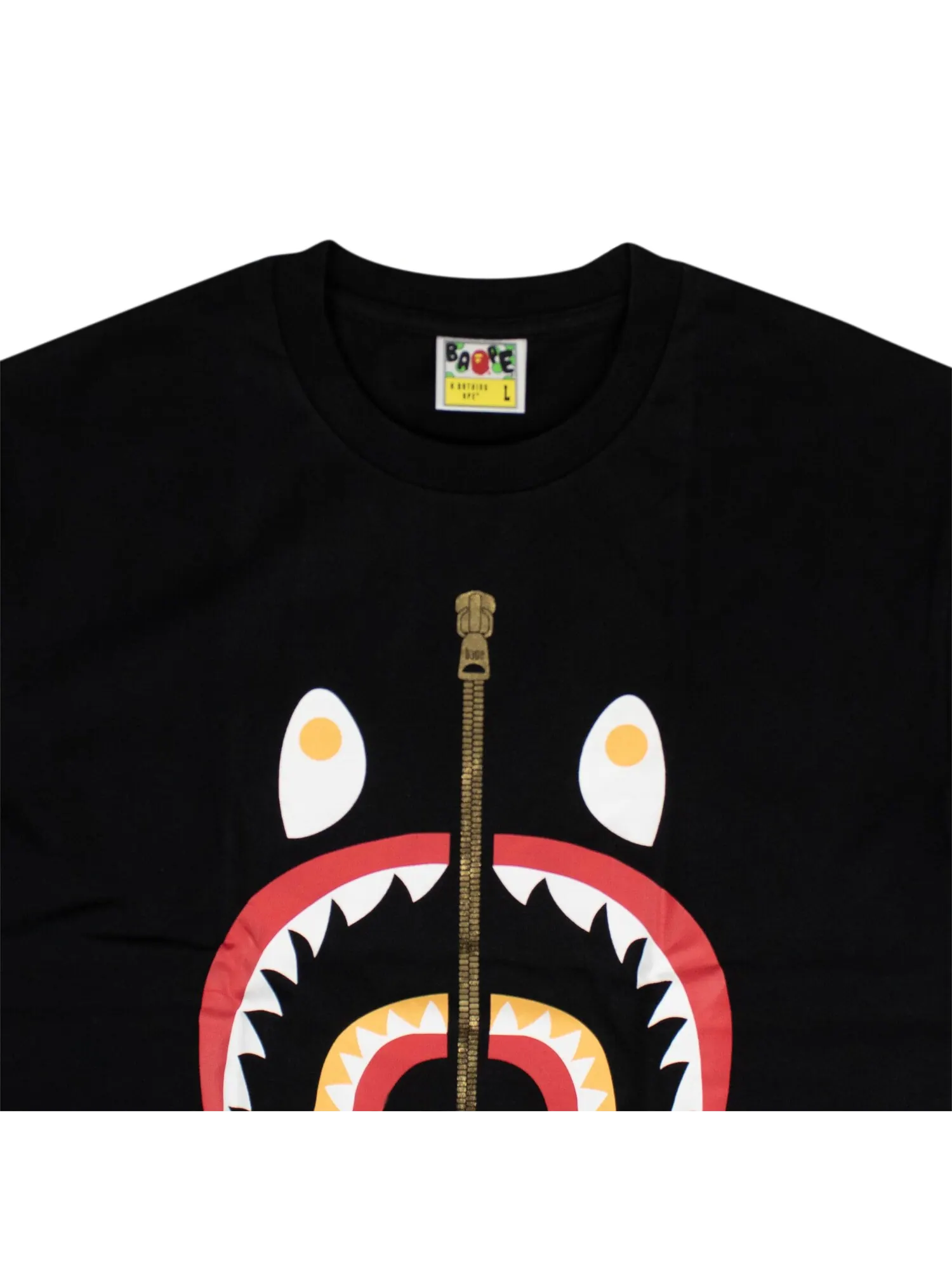 Футболка BAPE Colors Shark — изображение 3 из 3, черный
