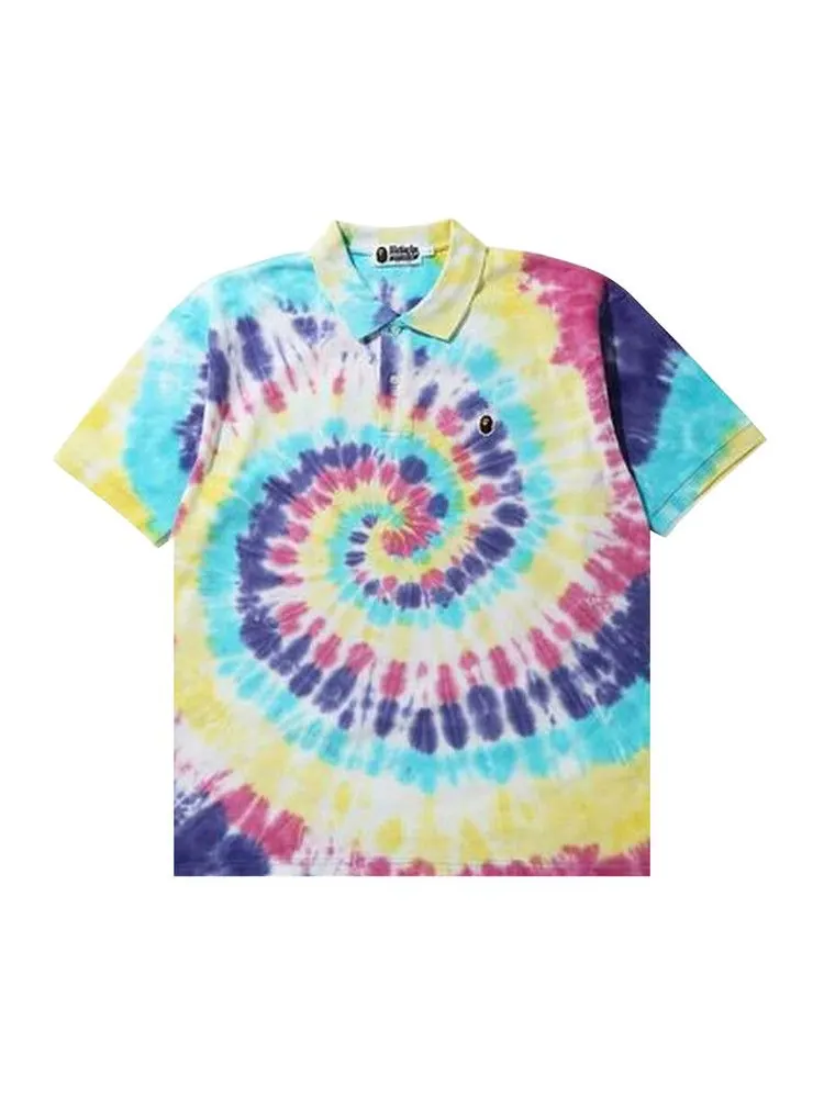 Поло BAPE Relaxed Tie Dye Polo — изображение 1 из 1, мульти