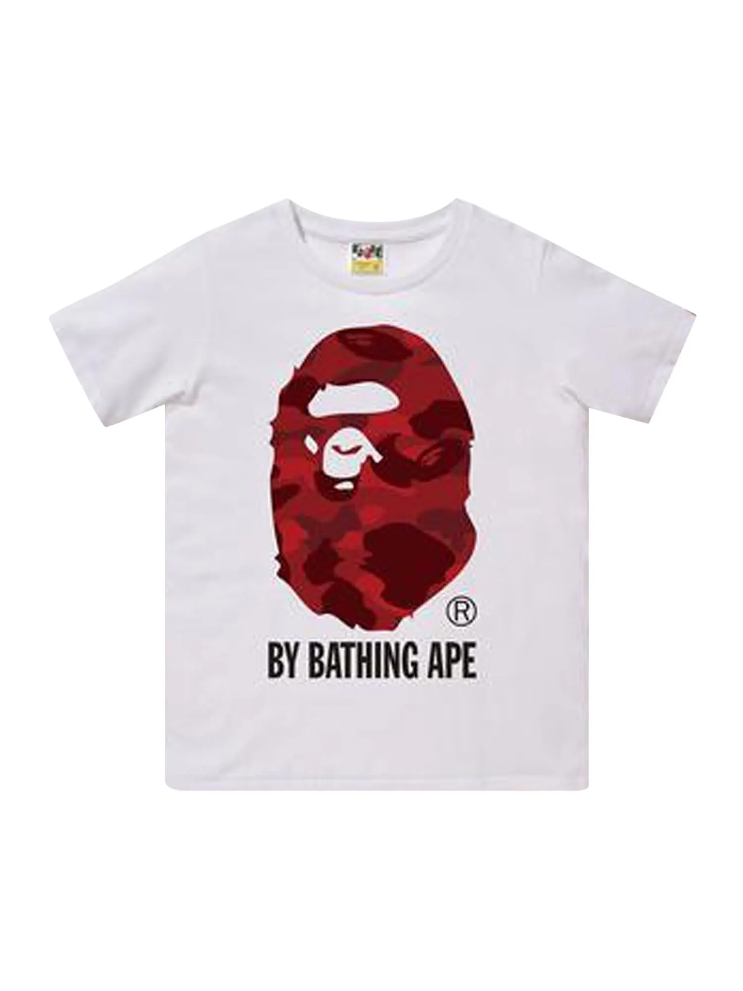 Футболка BAPE Color Camo By Bathing Ape — изображение 1 из 1, белый/красный