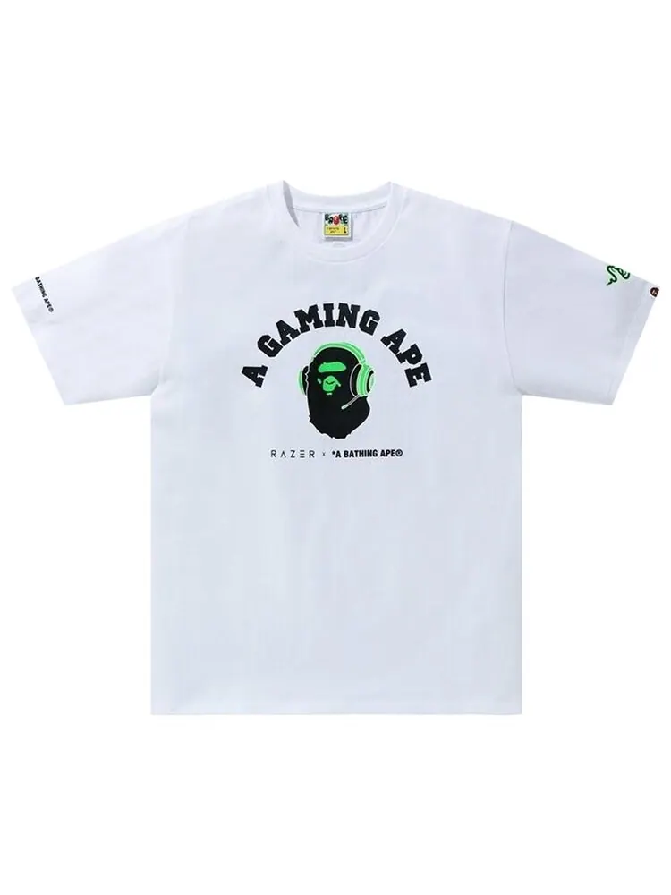 Футболка BAPE x Razer Tee 'White' — изображение 1 из 2, белый