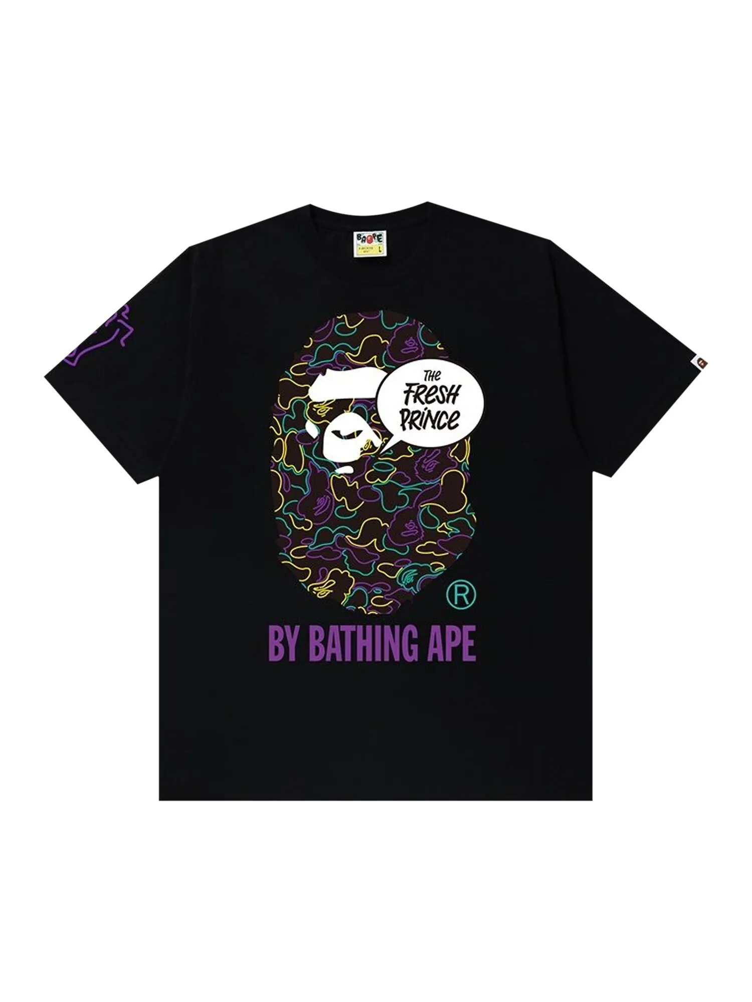 BAPE Футболка Fresh Prince — изображение 1 из 2, черный