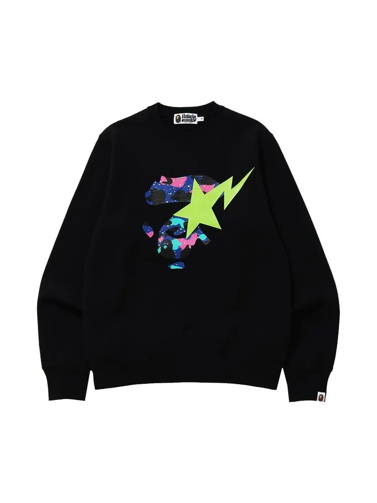 Свитер BAPE x Kid Cudi Crew Neck — изображение 1 из 2, черный