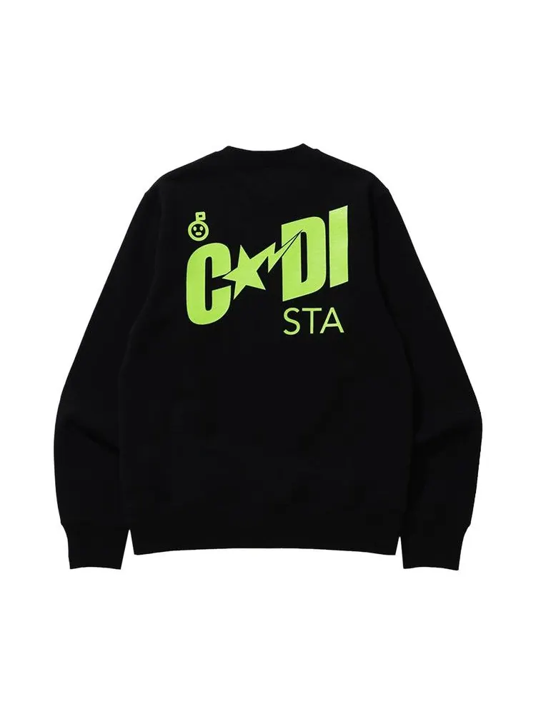 Свитер BAPE x Kid Cudi Crew Neck — изображение 2 из 2, черный