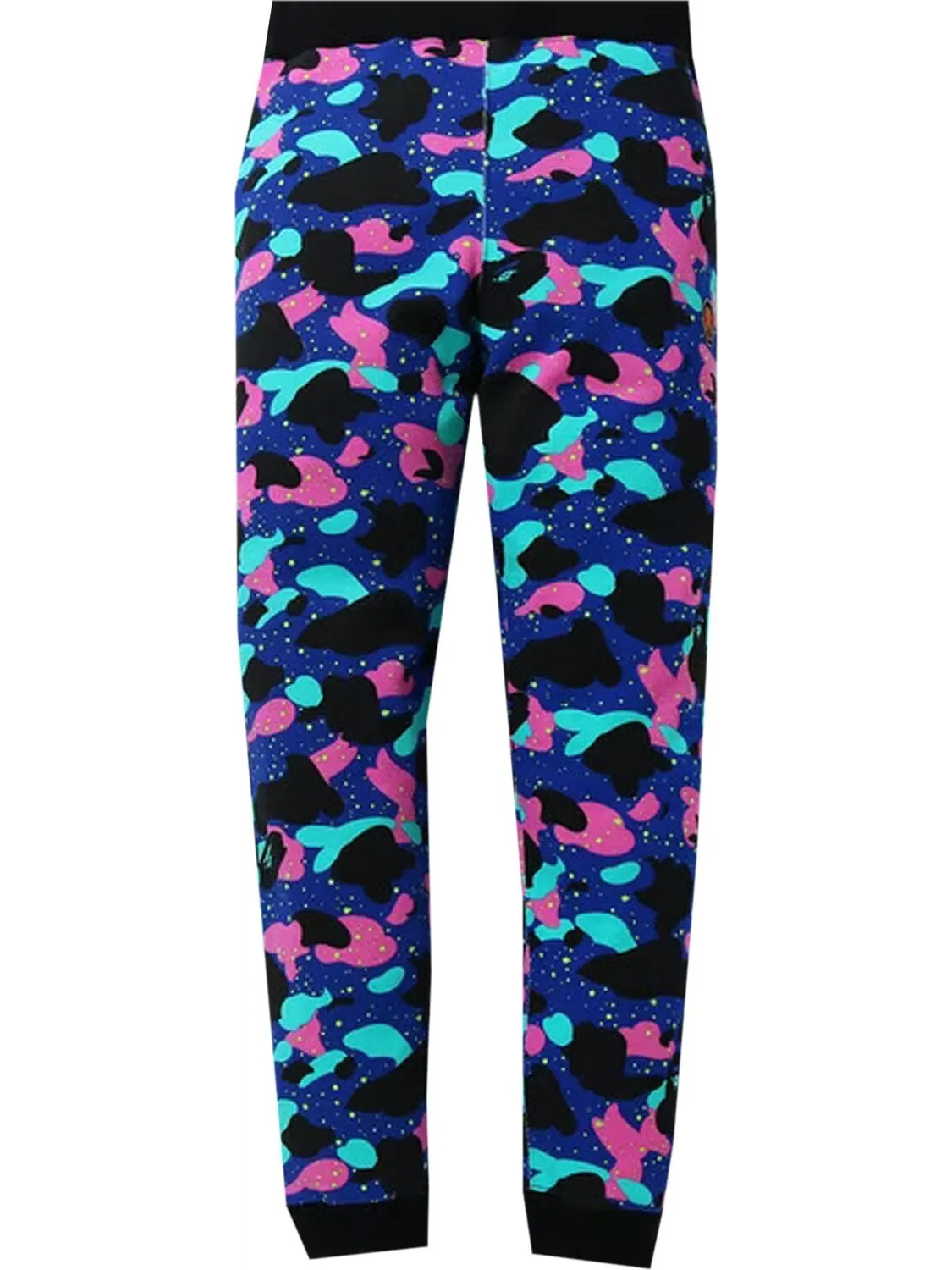 Спортивные брюки BAPE x Kid Cudi Camo Slim Sweatpants 'Navy' — изображение 1 из 2, мульти